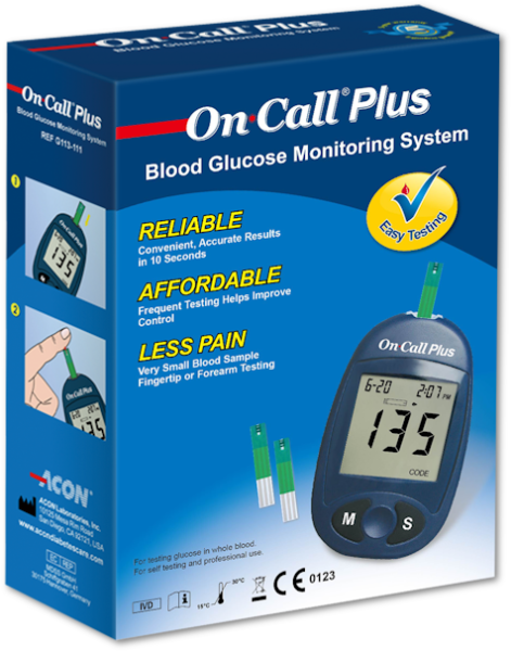 OnCall Plus Glucometer- Complete Starter Kit Discounted To KES 2,300 ...