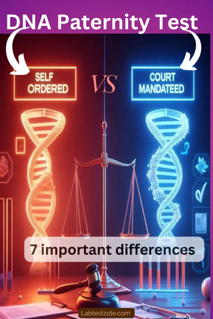 Self Vs Court ordered DNA paternity test